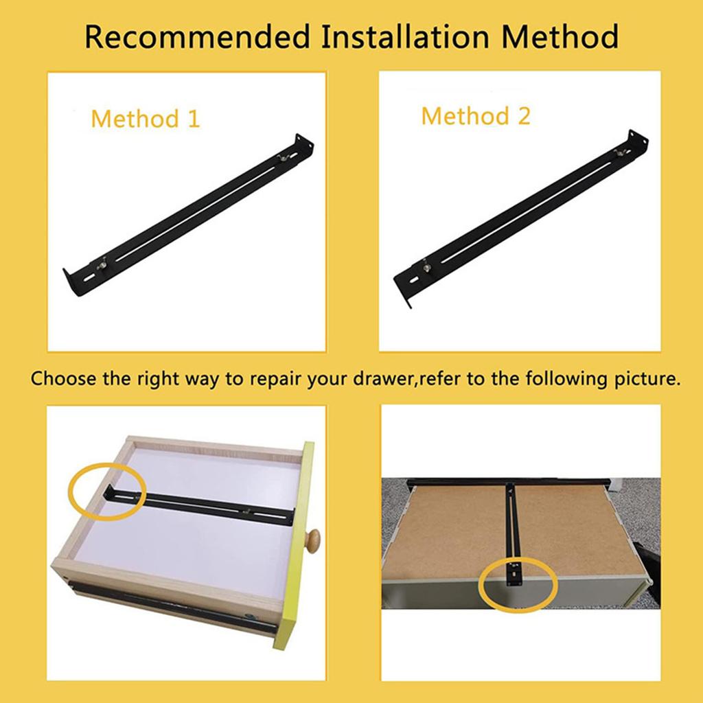 4 шт. Наборы для ремонта ящиков, аксессуары для ремонта мебели, кронштейн для среднего крепления ящика, фурнитура для укрепления и ремонта поломки