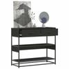 VidaXL Black Console Table 90x35x80 Cm Engineered Wood, Sofa End Table, Hall Table, Behind Sofa Table, 849179