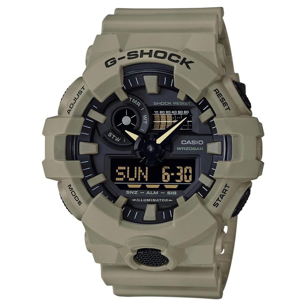 Мужские часы G-Shock GA-700UC, один размер, хаки/черные