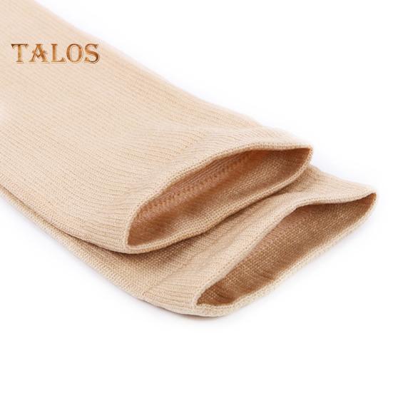 1 пара женских зимних спортивных носков, компрессионные носки для йоги, длинные, с трубкой, высокоэластичные, нескользящие, удобные, теплые носки для