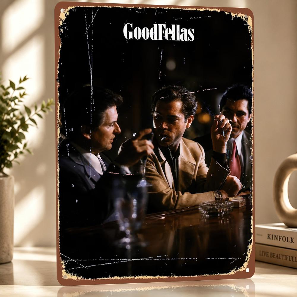 Goodfellas Movie Metal Poster Perfect Gift for Fans Lovers Personalized Wall Art Metal Sign for Decoration Room Decor Luxury