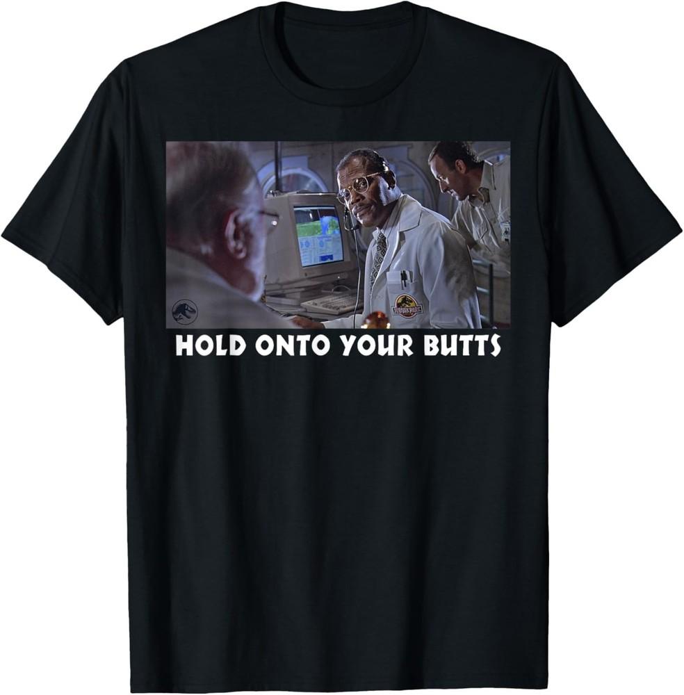 Jurassic Park Hold On To Your Butts Short Sleeve T-Shirt