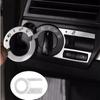 Stainless Steel Car Styling Headlight Switch Button Cover Trim Stickers Fit For BMW X3 E83 2006-2010 Auto Interior