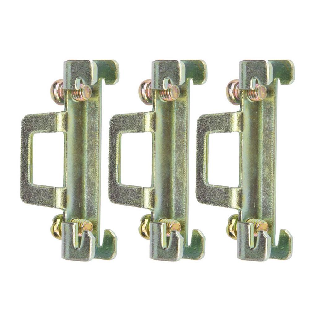 10pcs Fixed Clamp Fasten Clip for 35mm DIN Rail (Metal Model 11)