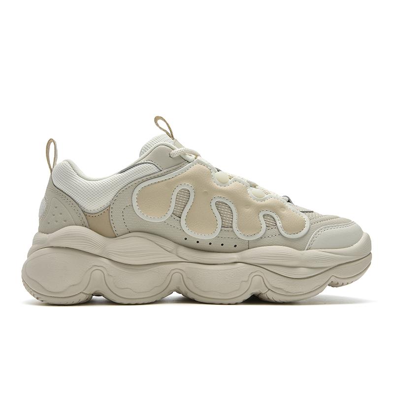 Fila PEASE износостойкие, дышащие, легкие низкие повседневные кроссовки женские белые коричневые F12W541114FMA