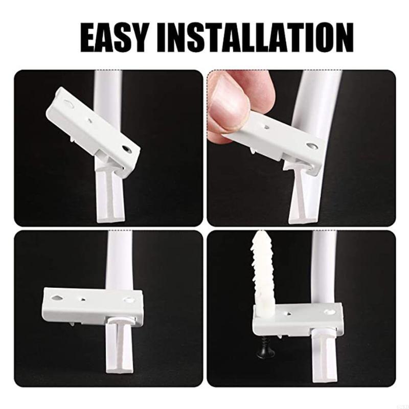 62KD 5 Metres Flexible Bendable Ceiling Curtain Track 16.4FT Curved Curtain Track for Curtain Curtain System