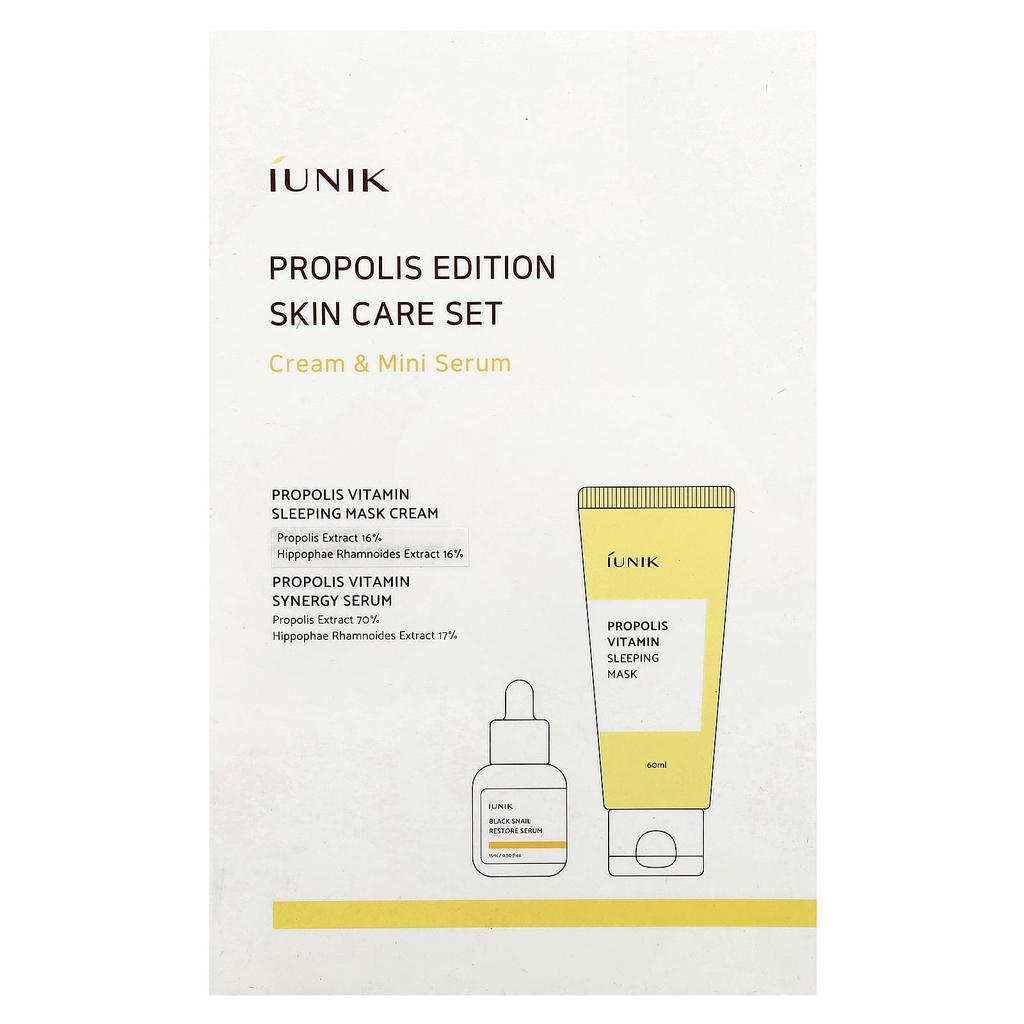 Propolis Edition Skin Care Set, Cream & Mini Serum, 2-piece Set