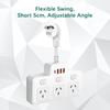 AU Plug Power Strip Wall Mounted Independent Switch Power Socket With 3 USB Ports 1 Type C Ports Charging Network Filter Adapter