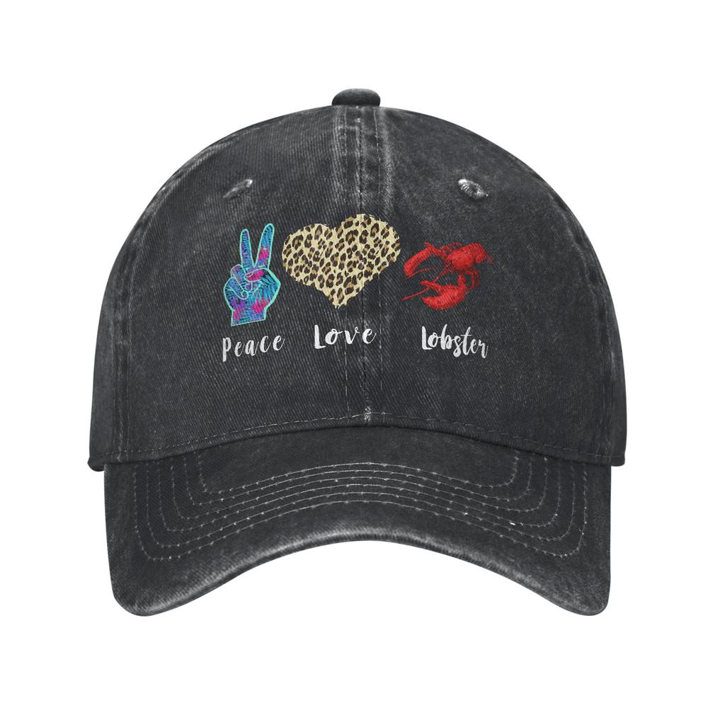 Lobster Lovers Club Baseball Caps Vintage Distressed Cotton Headwear Unisex Outdoor Workouts Adjustable Hats Cap