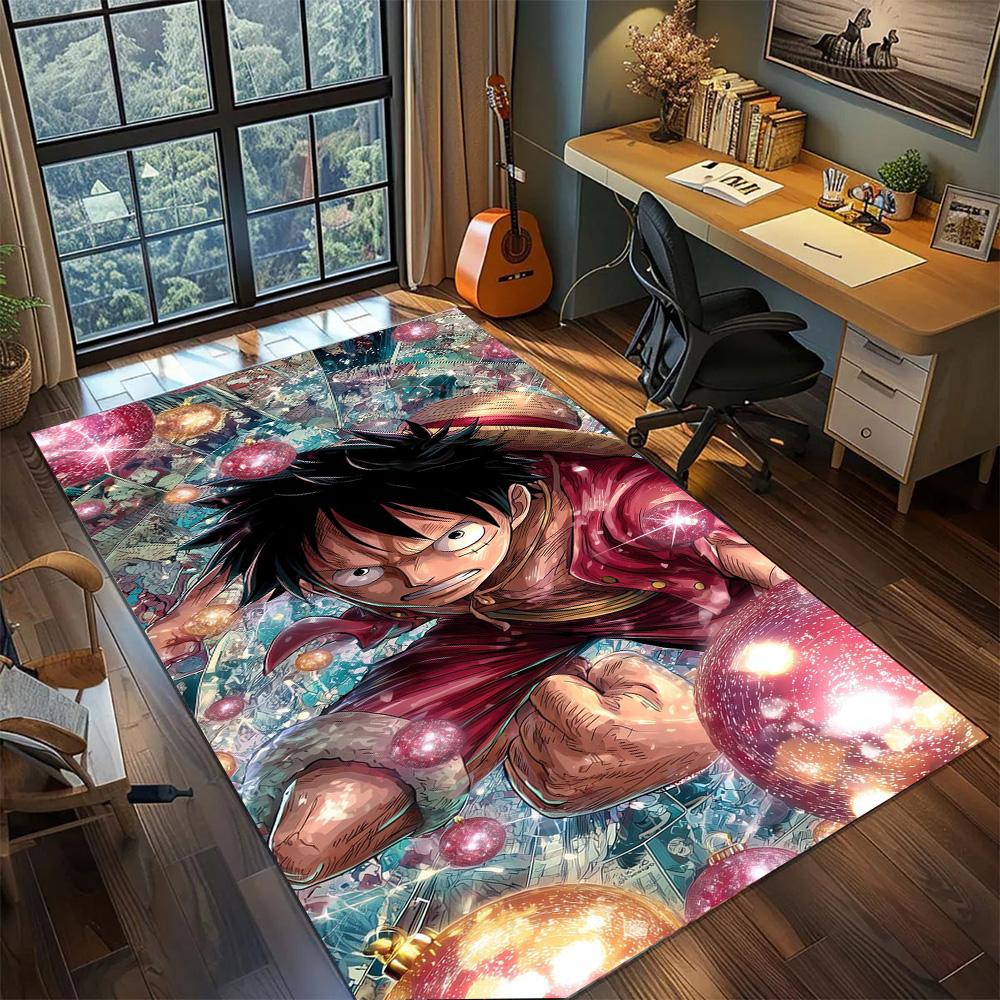 One Piece Indoor Carpet Large Area Rugs Non Slip Washable Floor Mat for Gamer Room Decoration