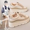 New Color-blocking Women's Shoes for Summer and Autumn Thick Sole Wear-resistant and Versatile Breathable Board Shoes