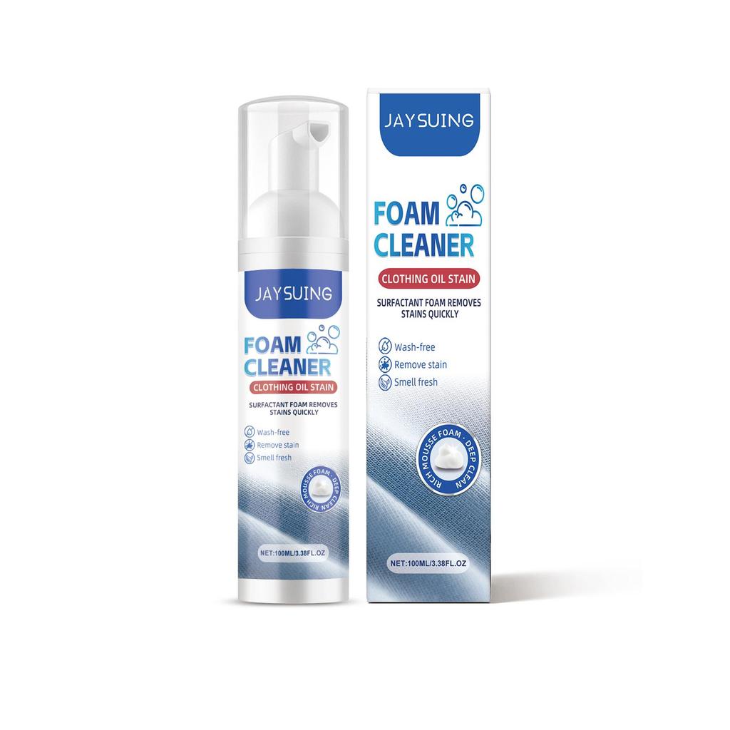 Пена-очиститель для жирных пятен Удаляет стойкие загрязнения Оставляет чистый аромат Пятновыводитель для одежды