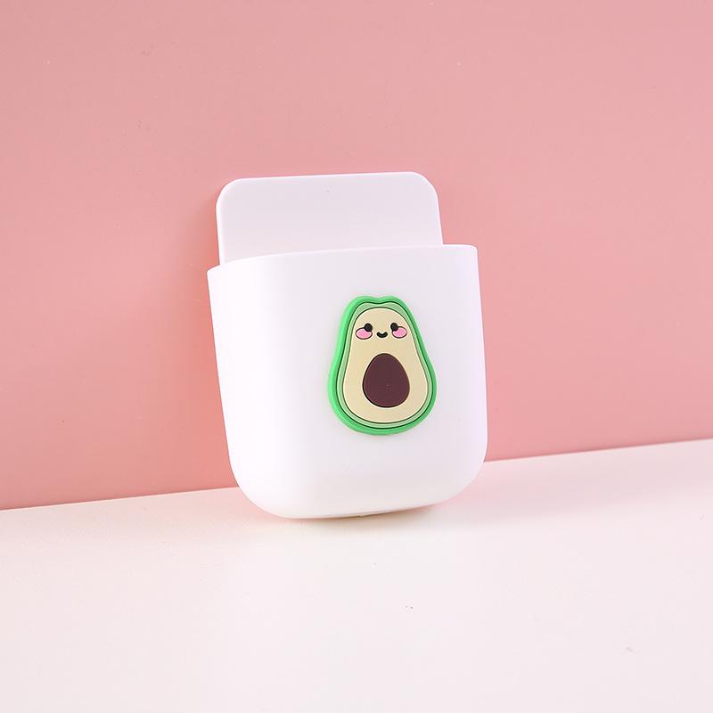 Мультяшный настенный ящик для хранения вещей, зарядное устройство для мобильного телефона, ящик для хранения с дистанционным управлением, прикроватная вешалка, настенный держатель, организация