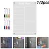 1/2Pcs Acrylic Magnetic Whiteboard Weekly Planner Message Board Transparent Dry Erase Office Fridge Kitchen Gadget with Six Pens