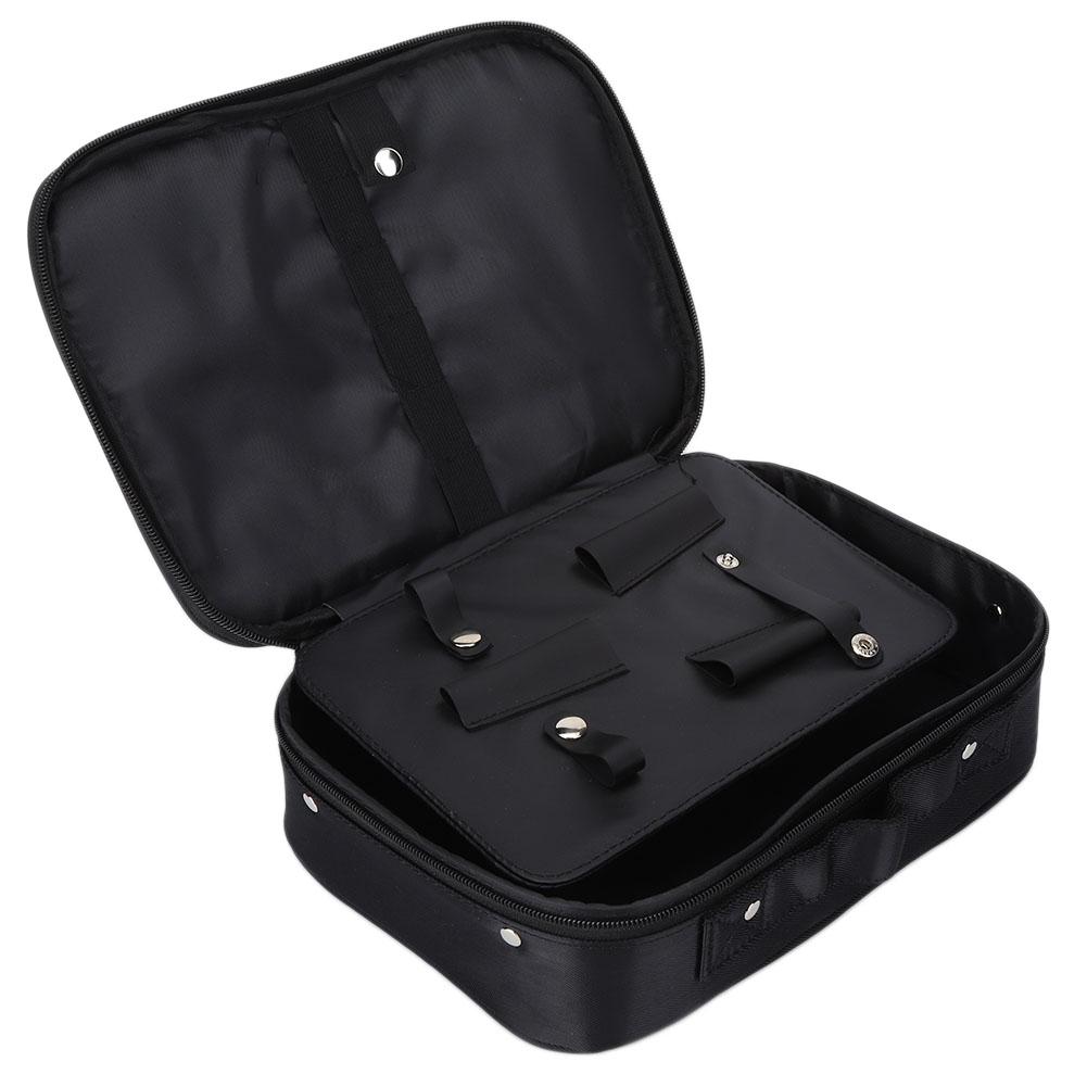 Portable Hair Tools Scissors Comb Clips Storage Bag Hairdressing Hair Stylist BagBlack