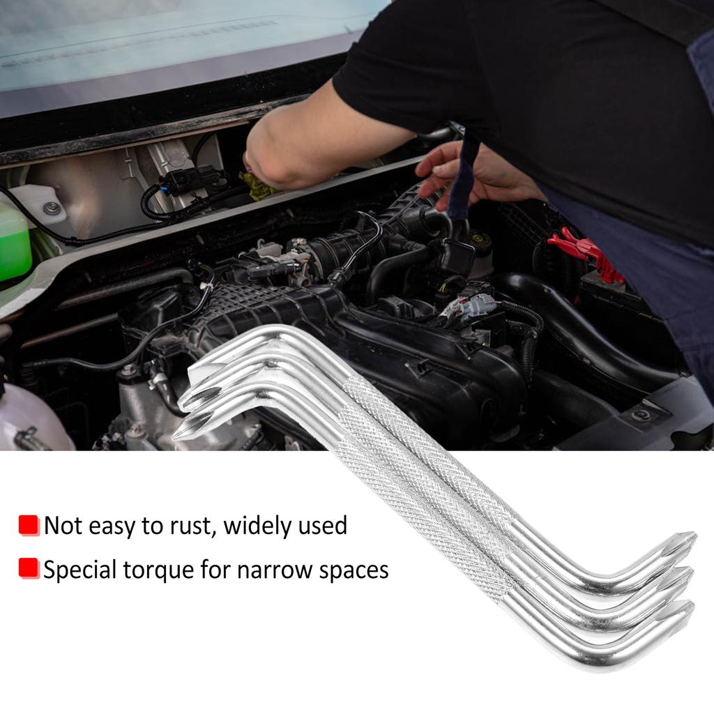 PENGGONG Double Head Offset Screwdriver Z Shaped Magnetic Mini Slotted Screwdriver Phillips