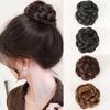 Synthetic Wig Clip In Hair Bun For Women Chignon Synthetic Tress Claw In Ponytail Hair Extension Updo Hairpiece Hair Buns Hair