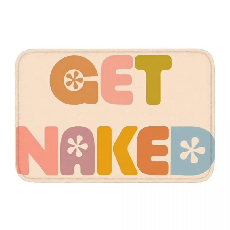 Get Naked Doormat Welcome Mat  Bath Bedroom Living Room Soft Anti-slip Carpet Balcony Floor Rug Home Decoration