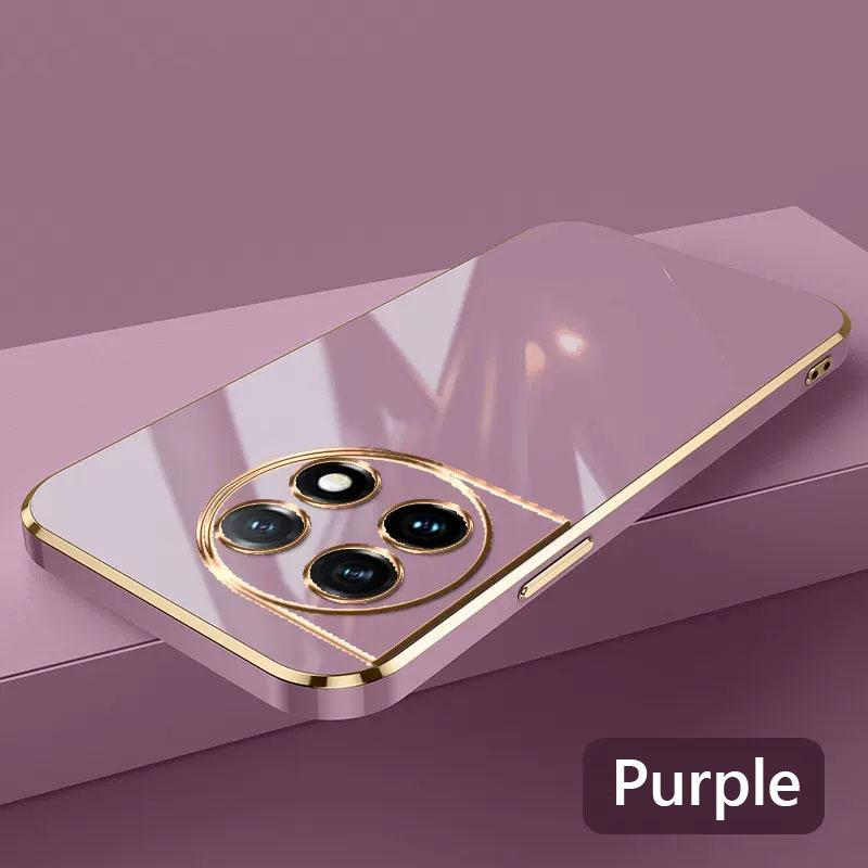 Роскошный чехол для телефона с квадратным покрытием для OnePlus 11 11R OnePlus11 OnePlus11R One Plus 11 5G противоударная мягкая силиконовая задняя крышка