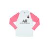 Logo Letter Print Loose Football Shirt Men Tops White Pink DH1285-044