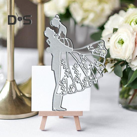 День святого Валентина Пара Металлические штампы DIY Искусство Ремесла Скрапбукинг Свадебные Поздравительные Открытки Украшения Углеродистая Сталь Тиснение Шаблоны Трафареты