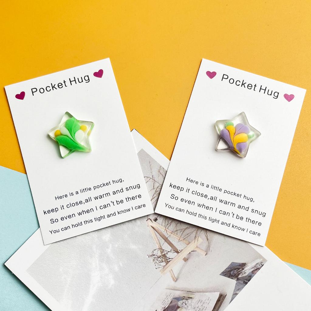 Pocket Hug Star Shaped Keepsake,love Gift, For Girlfriend, Wife, Granddaughter, Daughter's Birthday Gift, For Sisters, Inspirational Gift