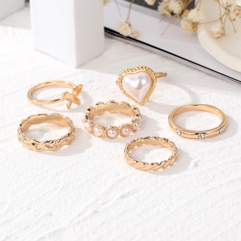 Роскошные и элегантные женские кольца, популярный набор уличных украшений для вечеринок