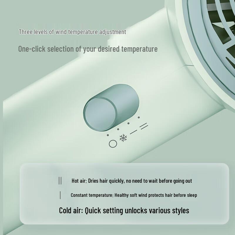 Borui 1800W Portable Hair Dryer CN plug (adapter included)