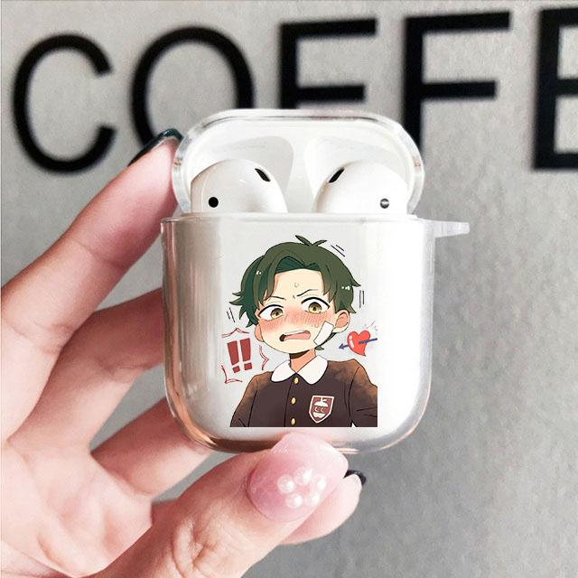 Чехол аниме SPY×FAMILY для Airpods 1 2 3 Pro Airpod Pro 2nd Kawaii Anya, защитный чехол, милый мультяшный чехол для Air Pod, чехол