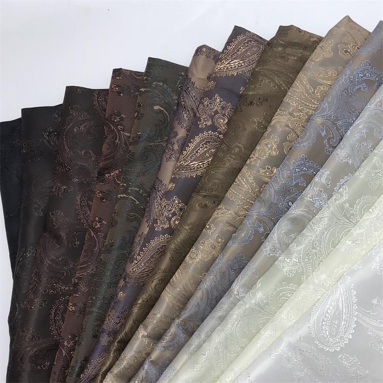 Dark Pattern Cinched Waist Bamboo-Silk Coat with Anti-Static Lining