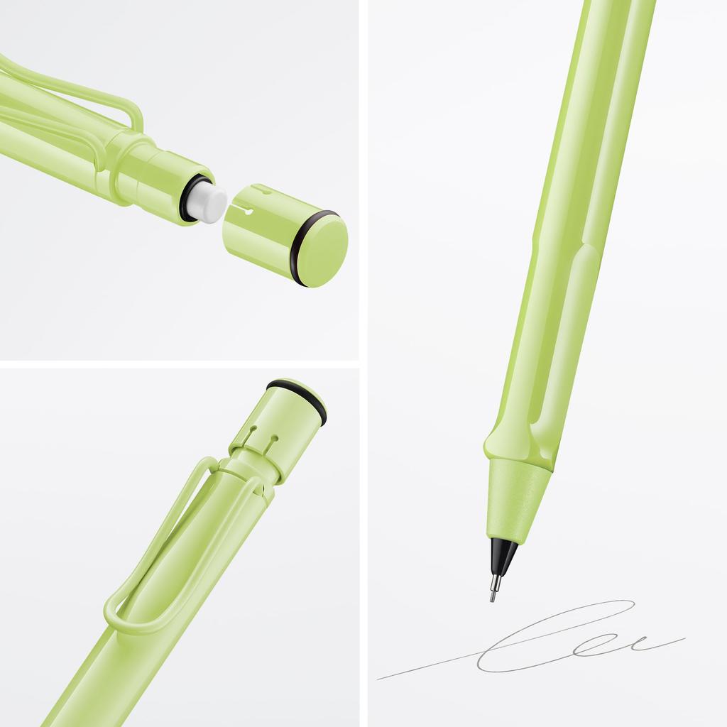 Механический карандаш LAMY Safari Spring Green Эргономичный захват Механический карандаш с прочным корпусом из АБС-пластика Идеально подходит для письма и рисования Включает