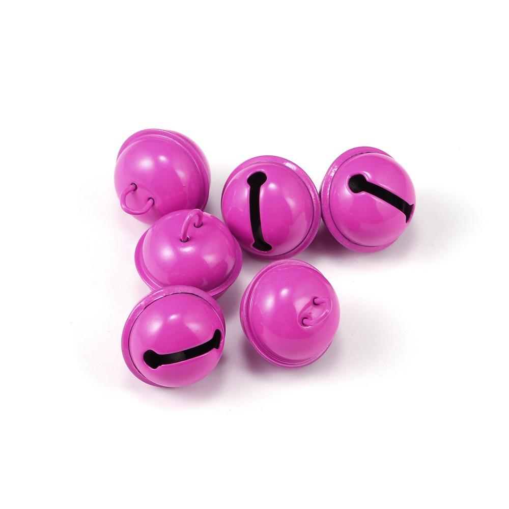 6Pcs Jingle Bells Aluminum Loose Beads Christmas Jingle Bell Pet Charm Bell Festival Party Decoration For DIY Making Supplies