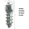 12mm Tire Studs for ATV, 200pcs Carbide Screw Anti-Slip Studs for SUV,Motorbike,Motorcycle,Dirt Bike,Tractor,Snowblower Reble Anti-ice Snow Spikes