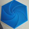 3D Printed Fractal Fidget Hexagon Stress Anxiety Relief Desk Spinning Toy Kids Adults