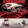 1 шт. Гобелен с ЛОГОТИПОМ San Francisco 49ers, Декор для гостиной, спальни, офиса, вечеринки, Идеальный праздничный подарок