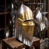 Medieval Templar Knights Armor Helmet / Battle Ready Helmet / Halloween Costume Men Unique / Halloween Cosplay
