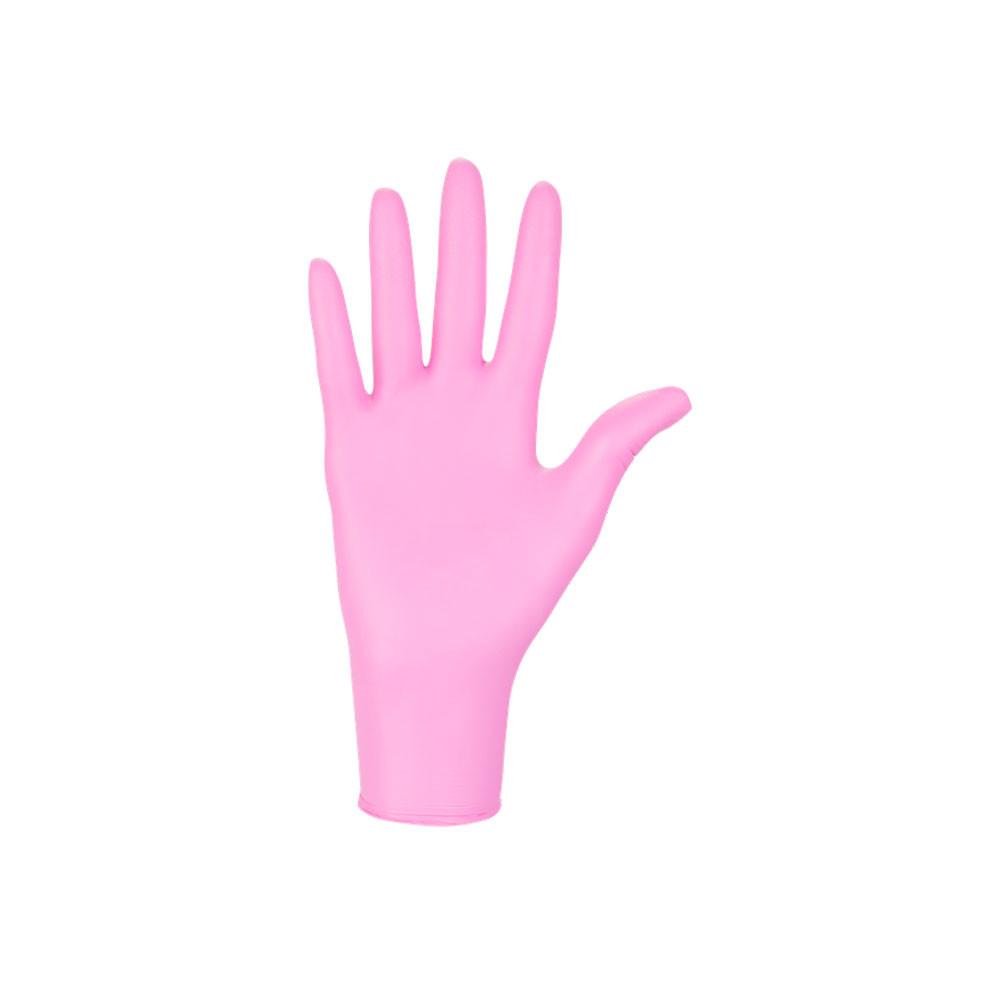 Mercator Nitrylex Pink Nitrile Gloves 100 Pieces