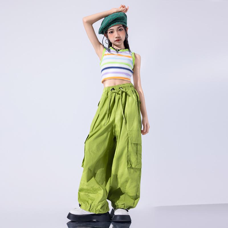 Модный костюм для джазовых танцев для девочек для летних выступлений