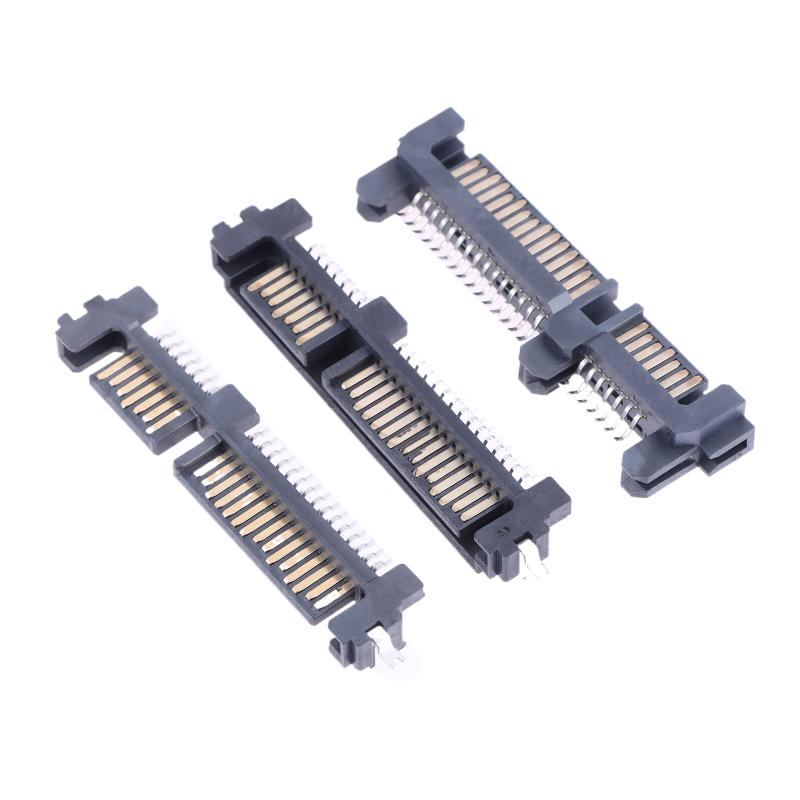 5 шт. Разъем интерфейса SATA Гнездо SSD Накопитель с твердотельным накопителем 7+15P 22-контактный Штыревой разъем Гнездо Погружная плата Патч-тип Порт разъема
