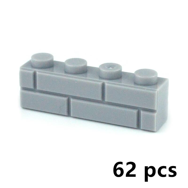 DIY Building Blocks Wall Figures Bricks 1x2 1x3 1x4 L Dots Educational Creative Construction Brick Size Compatible Small Bricks