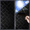Privacy Window Film Blackout Window Film Electrostatic Window Film Anti Uv Frosted Effect Film For Office Home Bathroom Bedroom Kitchen(black,44.3x200
