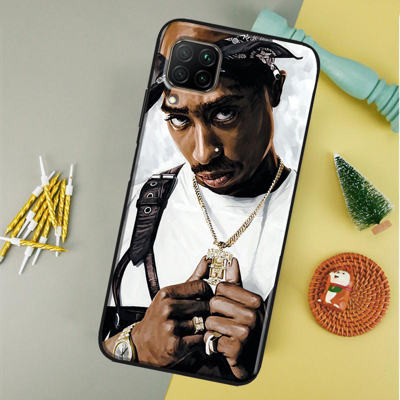 Rapper 2pac Singer Tupac For Huawei P60 Pro P30 P40 Lite Nova 10 9 SE 7i 8i 11i 12i 12s Y90 Y60 Y70 Y72 Y61 Y91 Case