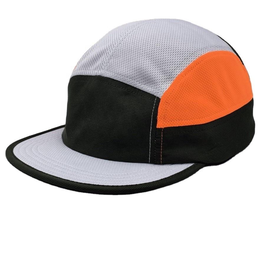 Custom Logo Casual Trail Runner Sun Protective Lightweight Breathable Mesh Running Hiking Outdoor Sport Cap 7-Panel Camp Hat