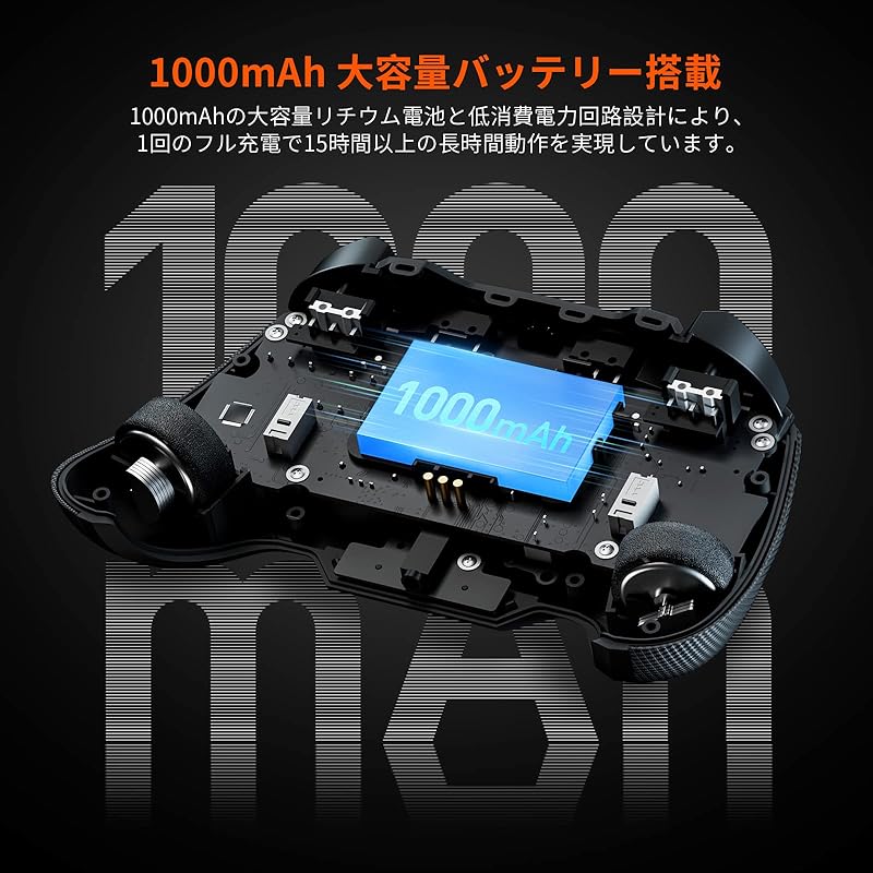 Беспроводной контроллер BIGBIG WON для ПК с кнопкой «назад» [новая разработка 2023 г.] контроллер переключателя, подключение по Bluetooth, макрофункция, оснащен 6-осевым