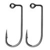 50 шт. рыболовных крючков Aberdeen Jig Hook 90 Degree Jig Hook Set с длинным цевьем из углеродистой стали, V-образный изгиб рыболовного крючка Barbarian Jig Hook