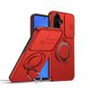Слайдерная крышка камеры Бронированный чехол для Samsung Galaxy A17 A27 A37 A57 A16 A26 A36 A56 A35 A55 5G Металлическое кольцо-подставка ТПУ Пластиковый чехол