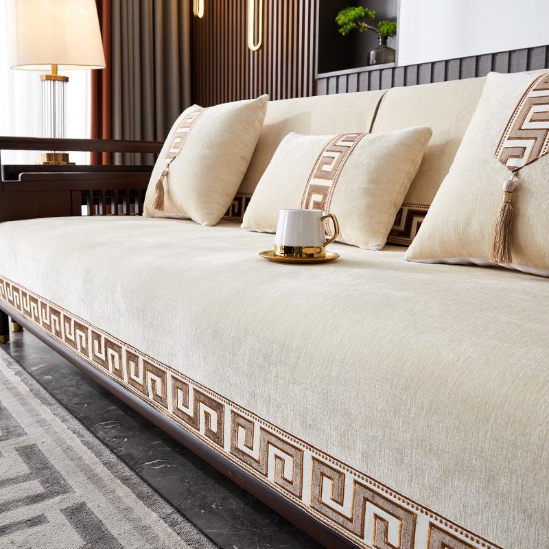 Sofa Cushion Universal In All Seasons  New Simple And High-End New Chinese-Style Thickened Non-Slip Seat Cushion Sofa Cover Cover Towel