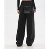 Women's Pant Spliced Jeans High Street Loose Wide Leg Trousers Tide Autumn Street Dance Sports Casual Trousers