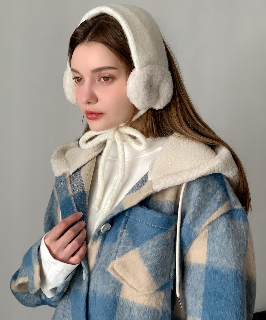 Флисовые вязаные наушники Baseukala (10colors)