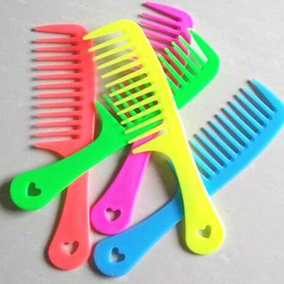Пластиковая расческа с крупными зубцами для укладки волос и макияжа, вечерняя расческа для укладки в подарок